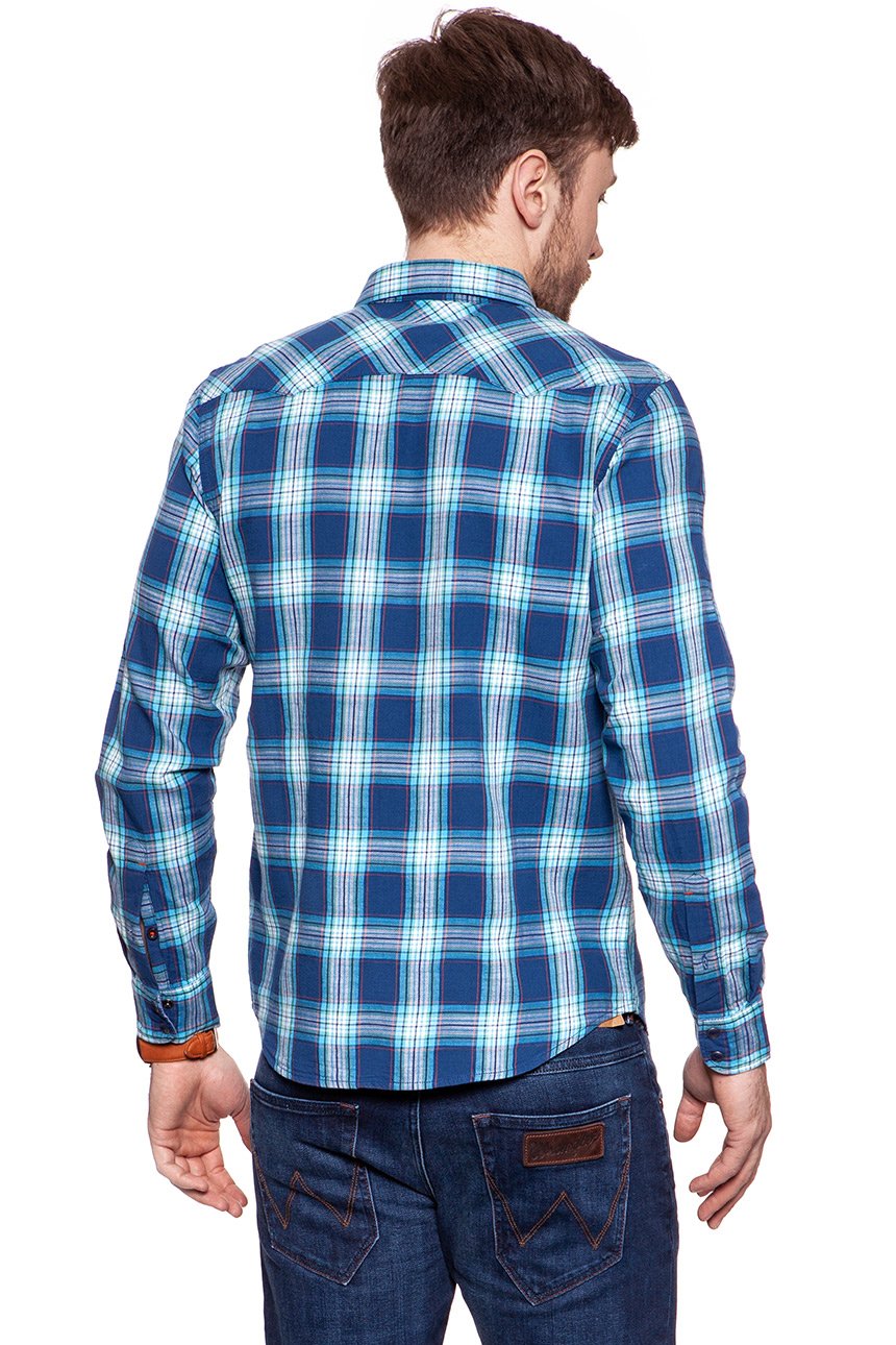 KOSZULA LEE RIDER SHIRT WASHED BLUE L851IVLR