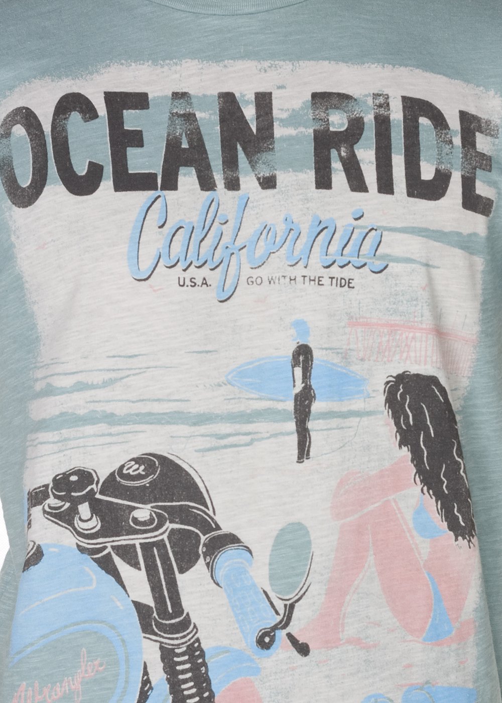 KOSZULKA WRANGLER OCEAN RIDE ARTIC TEE W7985DE7W      $