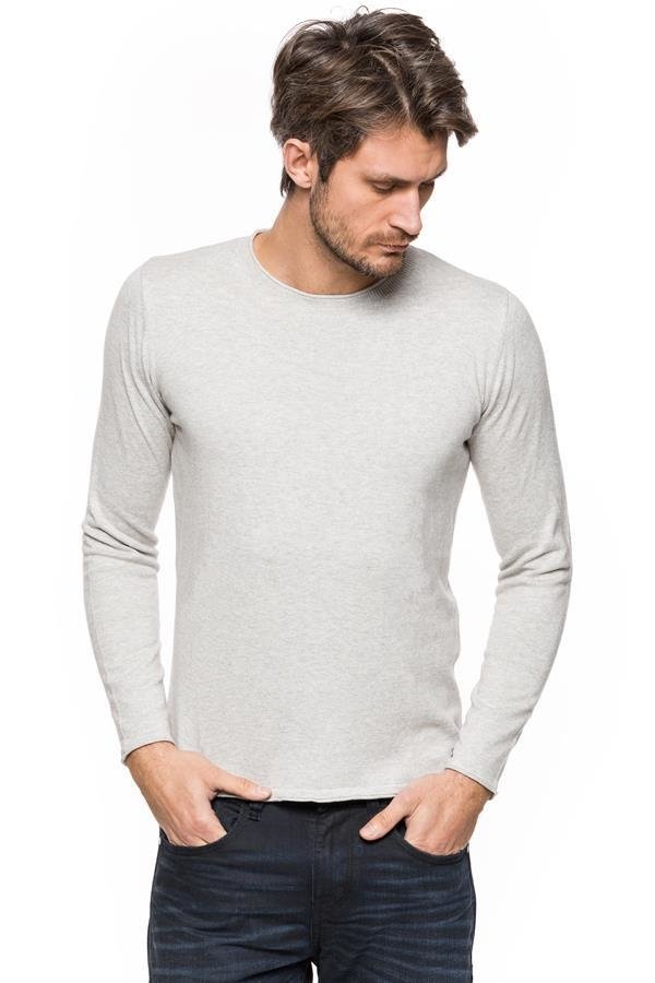 MĘSKI SWETER TOM TAILOR CABLE CREW-NECK SWEATER