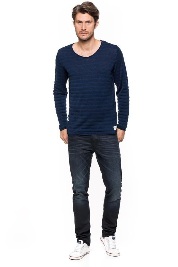 MĘSKI SWETER TOM TAILOR INDIGO SWEATER 3019542.00.12 COL. 6889