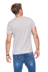 KOSZULKA WRANGLER 2 PACK V-NECK T MID GREY MEL W7882FQ37