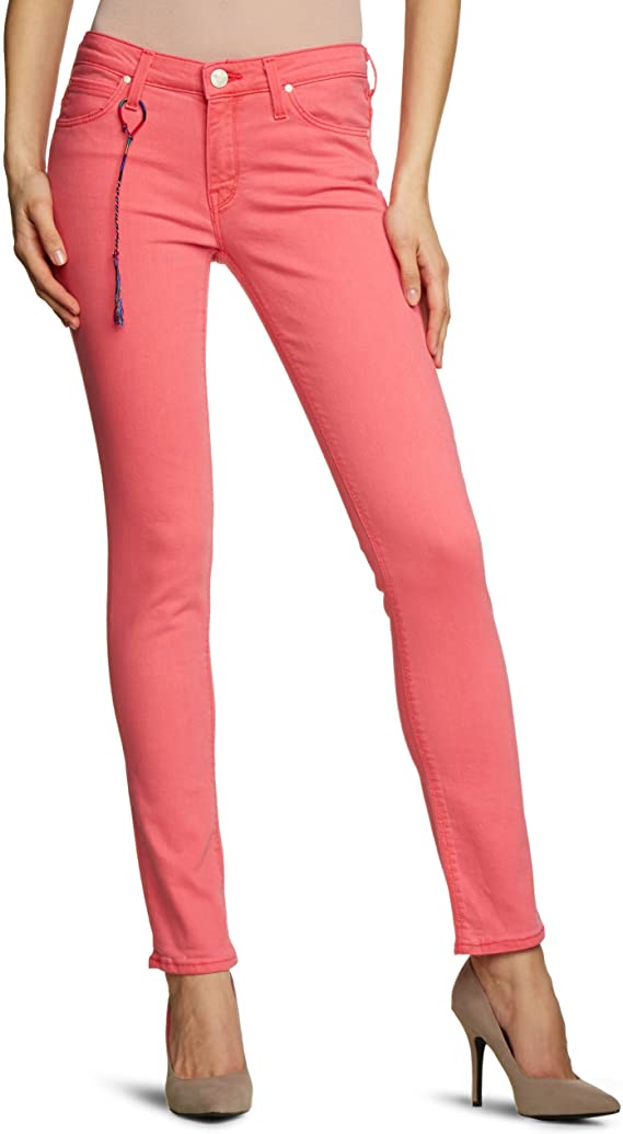 LEE SCARLETT DAMSKIE SPODNIE JEANSOWE PINK L526EV29