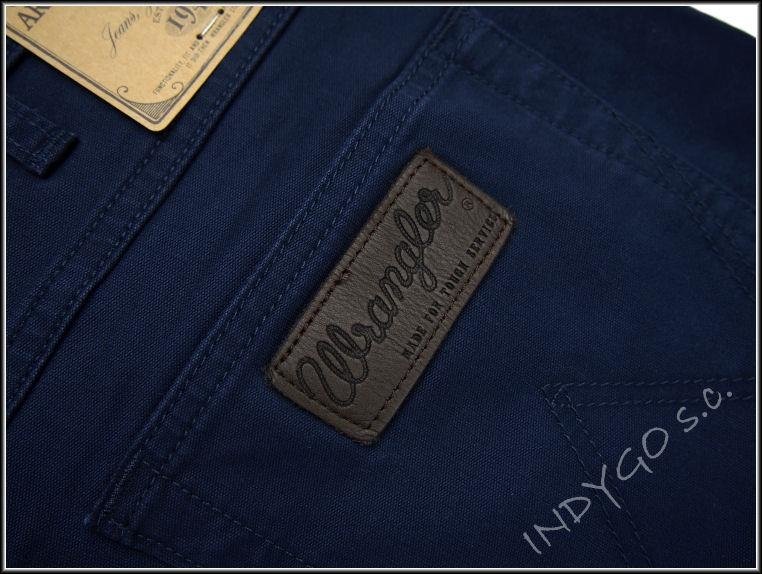 MĘSKIE SPODNIE MATERIAŁOWE WRANGLER ARIZONA STRETCH NAVY W12OT2114      $