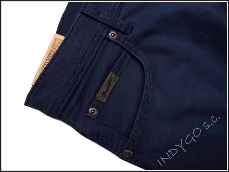 MĘSKIE SPODNIE MATERIAŁOWE WRANGLER ARIZONA STRETCH NAVY W12OT2114      $