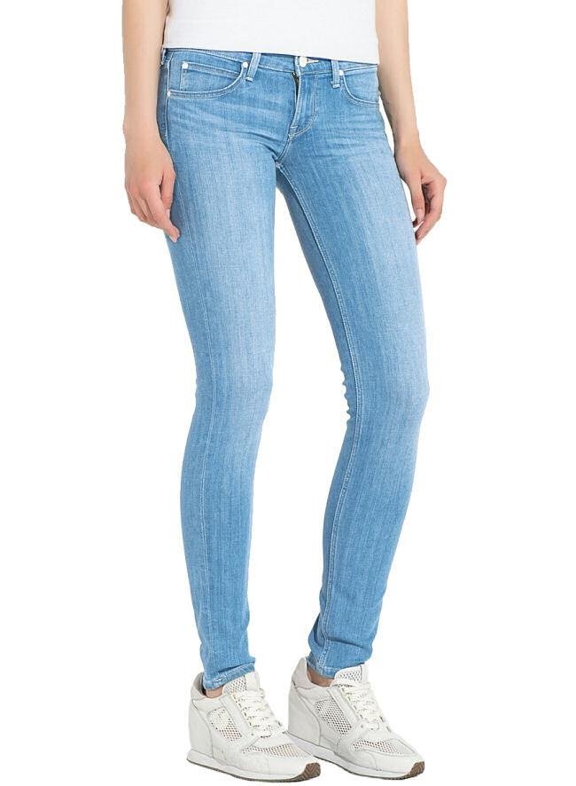 JEANSY DAMSKIE LEE LYNN SKINNY SUMMER BLUE L357PFIF      $