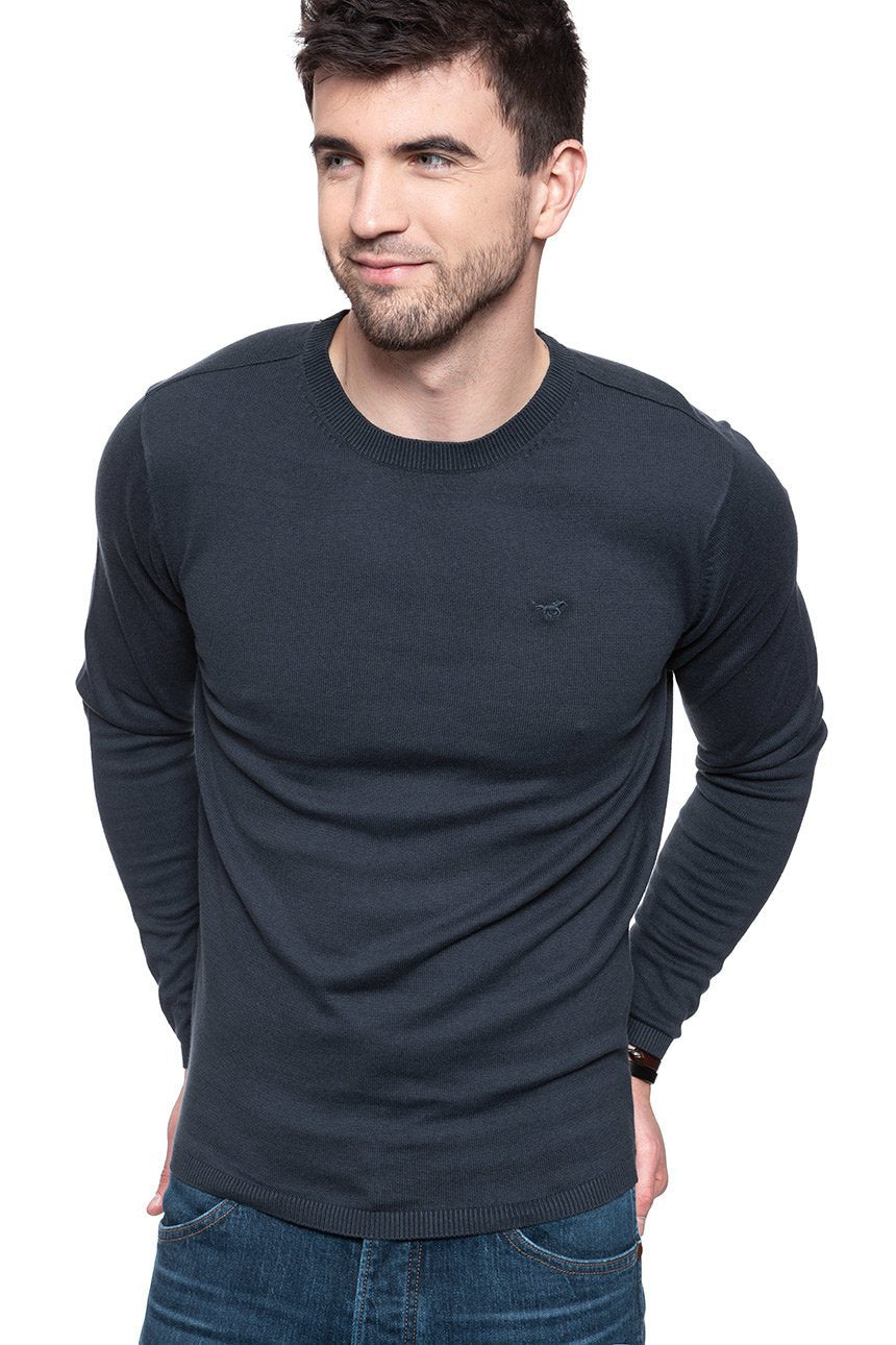 MĘSKI SWETER MUSTANG Basic C-Neck Jumper 1001097 4085