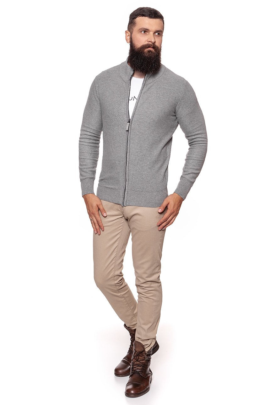 MĘSKI SWETER MUSTANG Zip Cardigan 1005286 4140