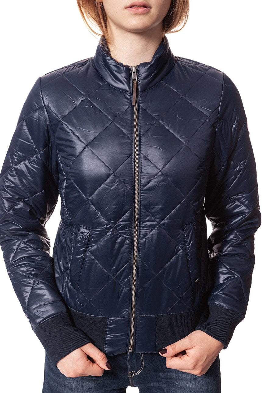 DAMSKA KURTKA PRZEJŚCIOWA MUSTANG QUILTED BLOUSON DARK NAVY 1005427 4082