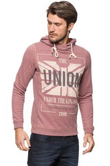 BLUZA TOM TAILOR PEACHED S. DYE HOODY WITH PRINT 2529447.00.12 COL. 4652