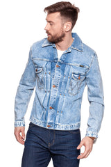 KURTKA JEANSOWA WRANGLER RETRO JACKET GLASTON BLUE W442GW13S