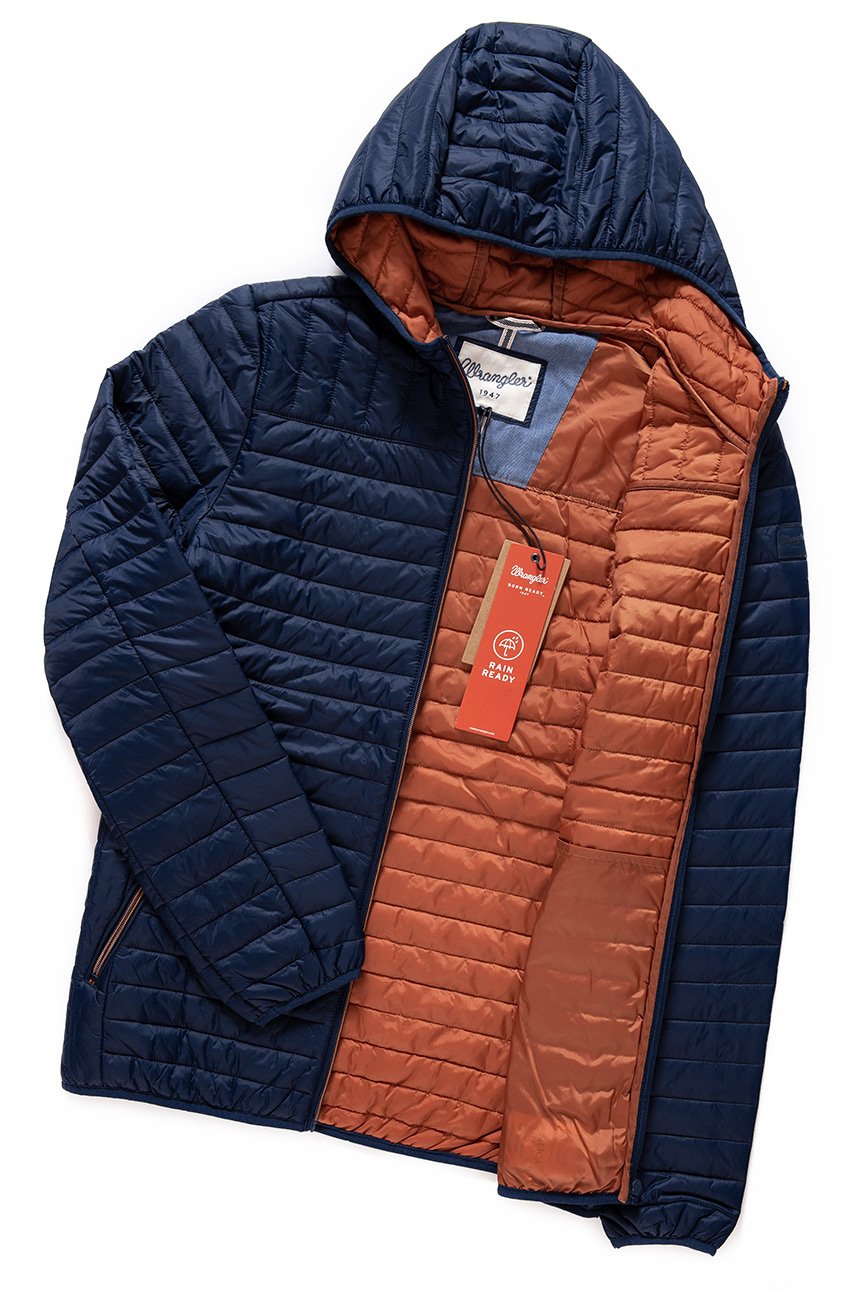 KURTKA WRANGLER PUFFER NAVY W4647YD35