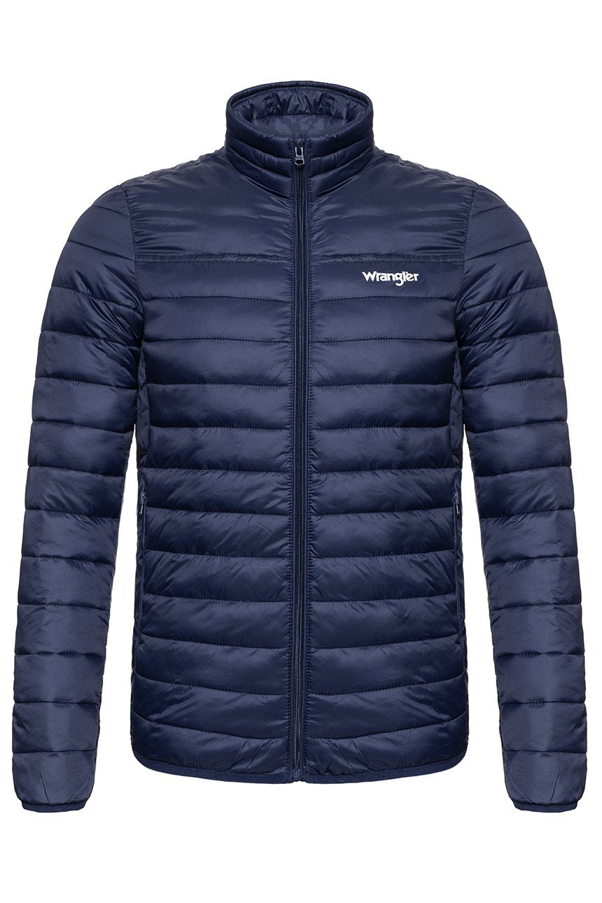 KURTKA WRANGLER PUFFER JACKET NAVY W4666X435