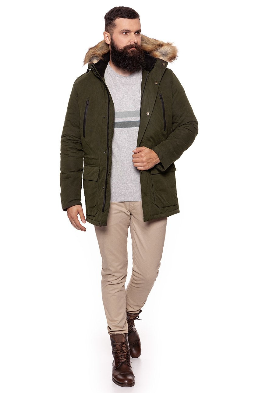 KURTKA ZIMOWA WRANGLER PARKA IVY W4699XURY