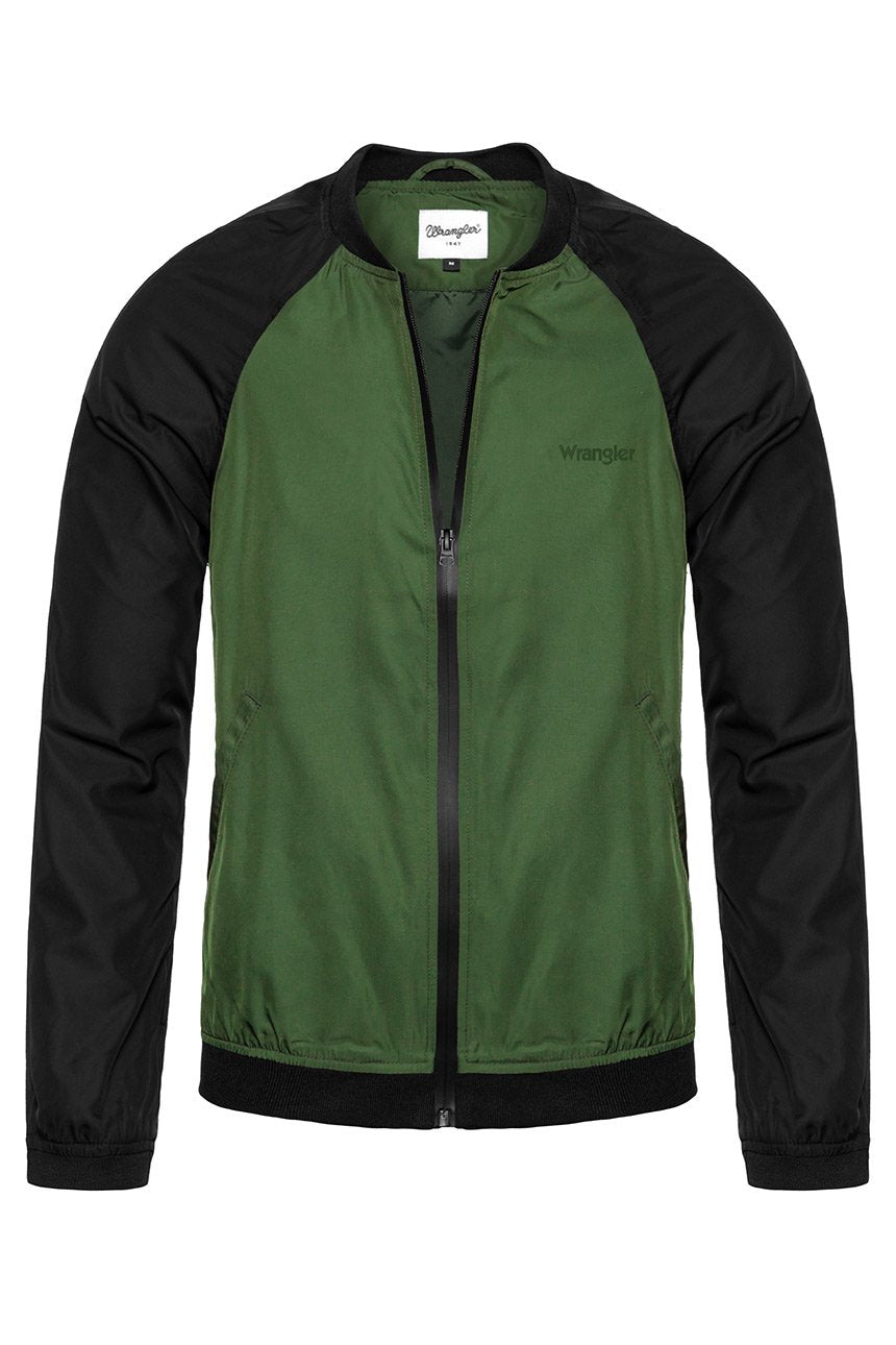 KURTKA WRANGLER BOMBER OLIVINE W4745XCFR