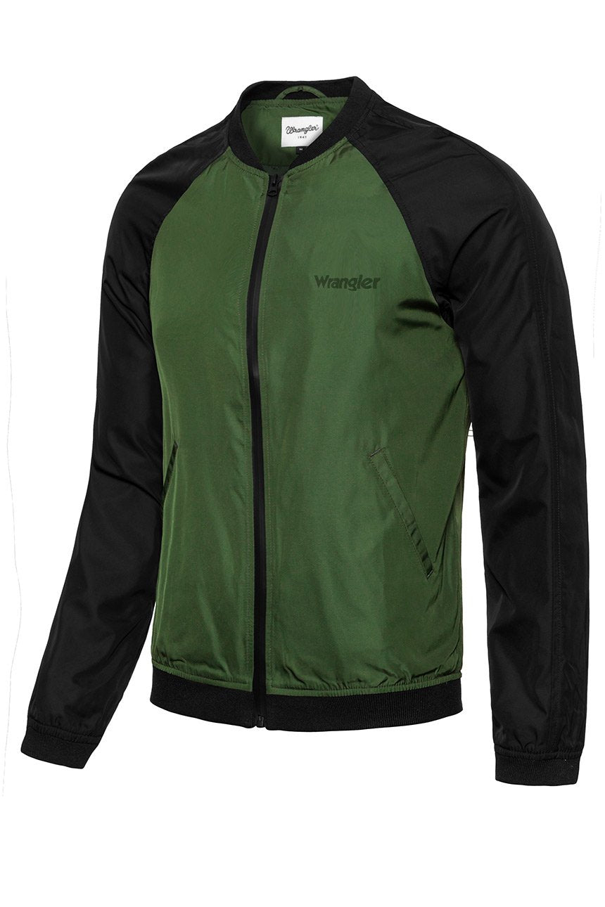 KURTKA WRANGLER BOMBER OLIVINE W4745XCFR