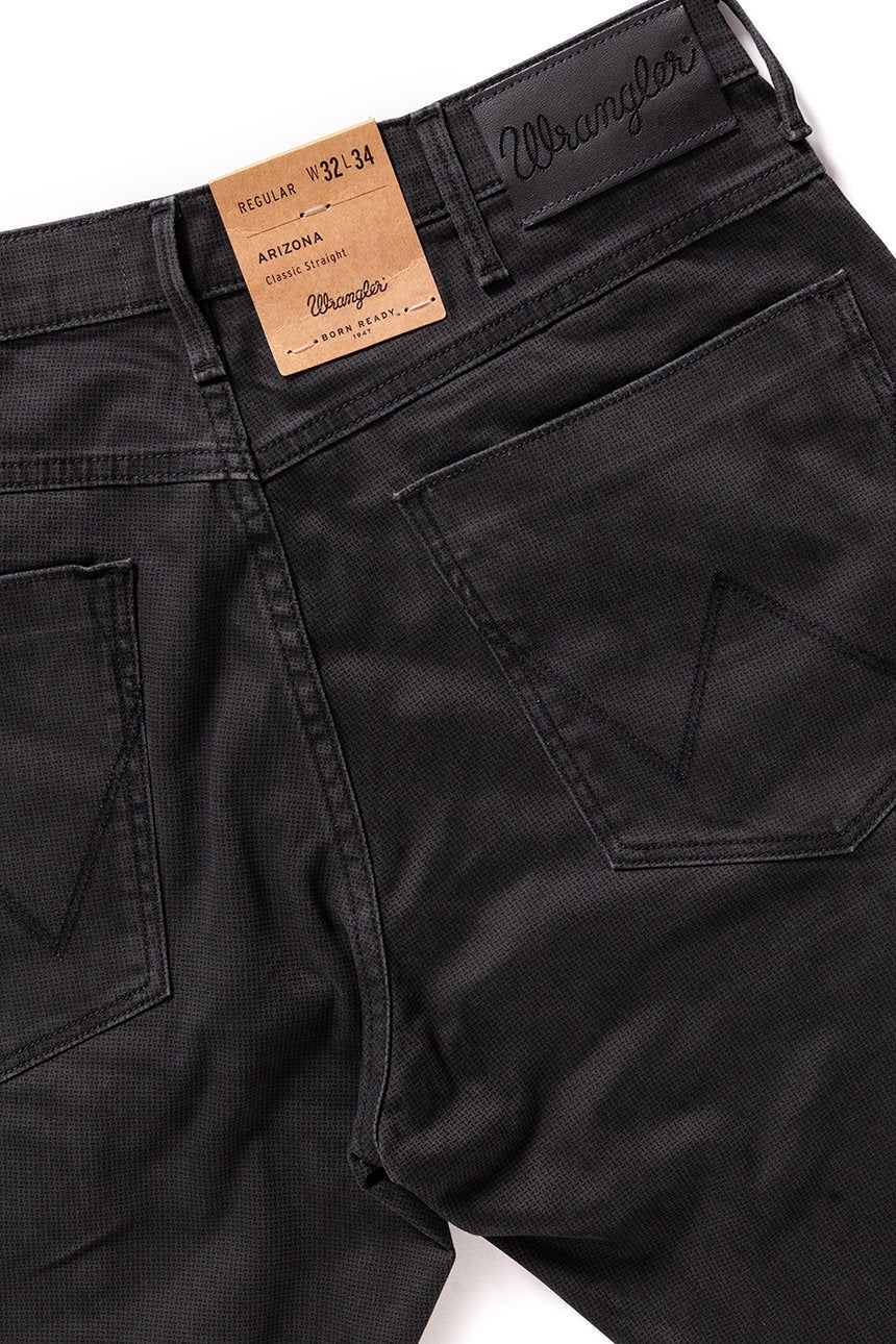 WRANGLER SPODNIE MĘSKIE ARIZONA NAVY GREY W12OEY28S