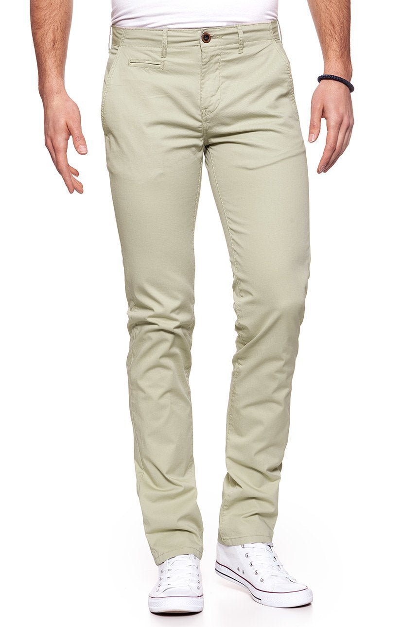 WRANGLER SPODNIE MĘSKIE CHINO CAMEL W14LOO49J