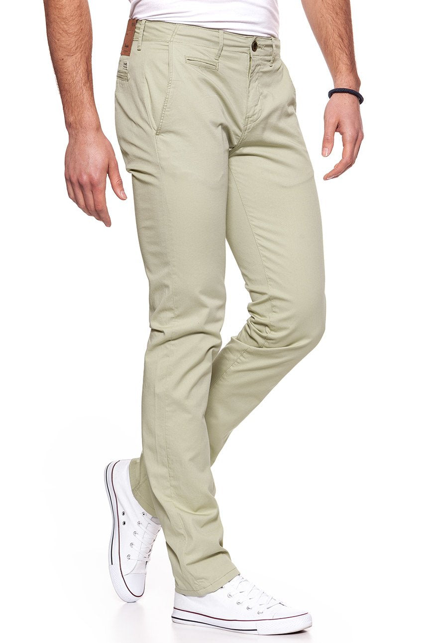 WRANGLER SPODNIE MĘSKIE CHINO CAMEL W14LOO49J