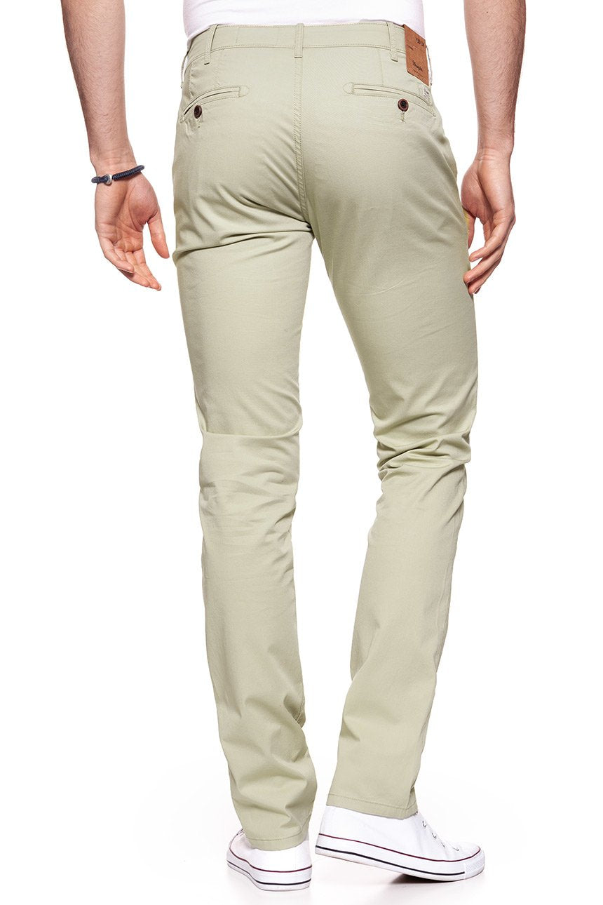 WRANGLER SPODNIE MĘSKIE CHINO CAMEL W14LOO49J