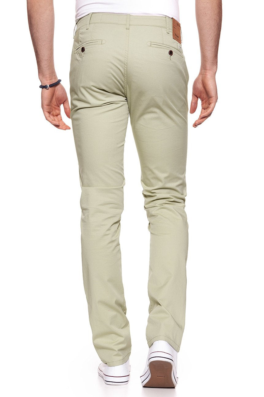 WRANGLER SPODNIE MĘSKIE CHINO CAMEL W14LOO49J