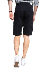 KRÓTKIE SPODENKI WRANGLER CARGO SHORT NAVY WASHED W15DHC49I