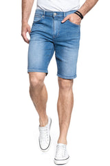 KRÓTKIE SPODENKI WRANGLER DENIM SHORT CHARGED BLUE W14CNW18W