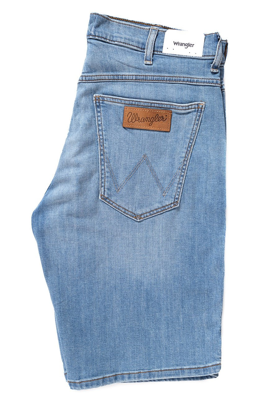 KRÓTKIE SPODENKI WRANGLER DENIM SHORT LIGHT FEATHER W14CQA14R