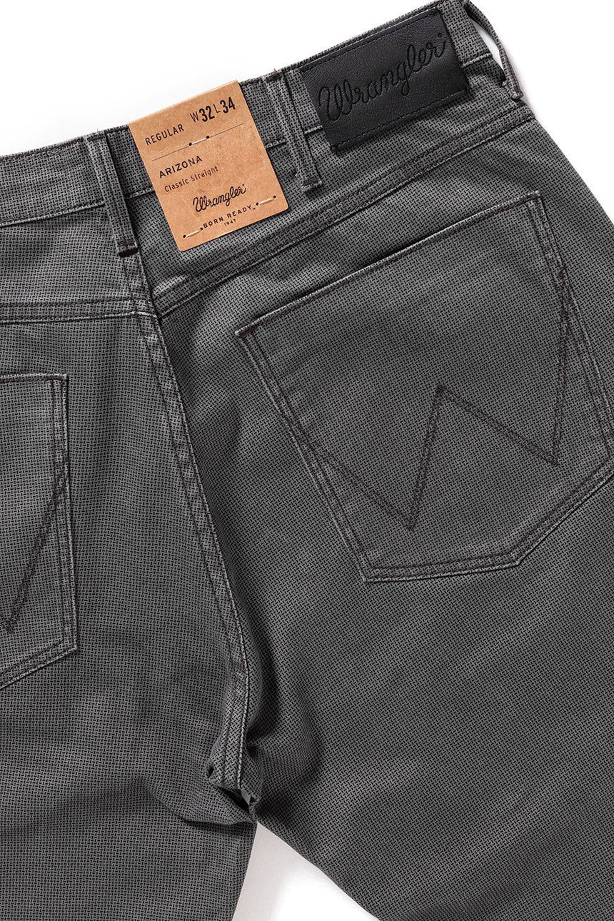 WRANGLER SPODNIE MĘSKIE ARIZONA GREY LAKE W12OEY27X