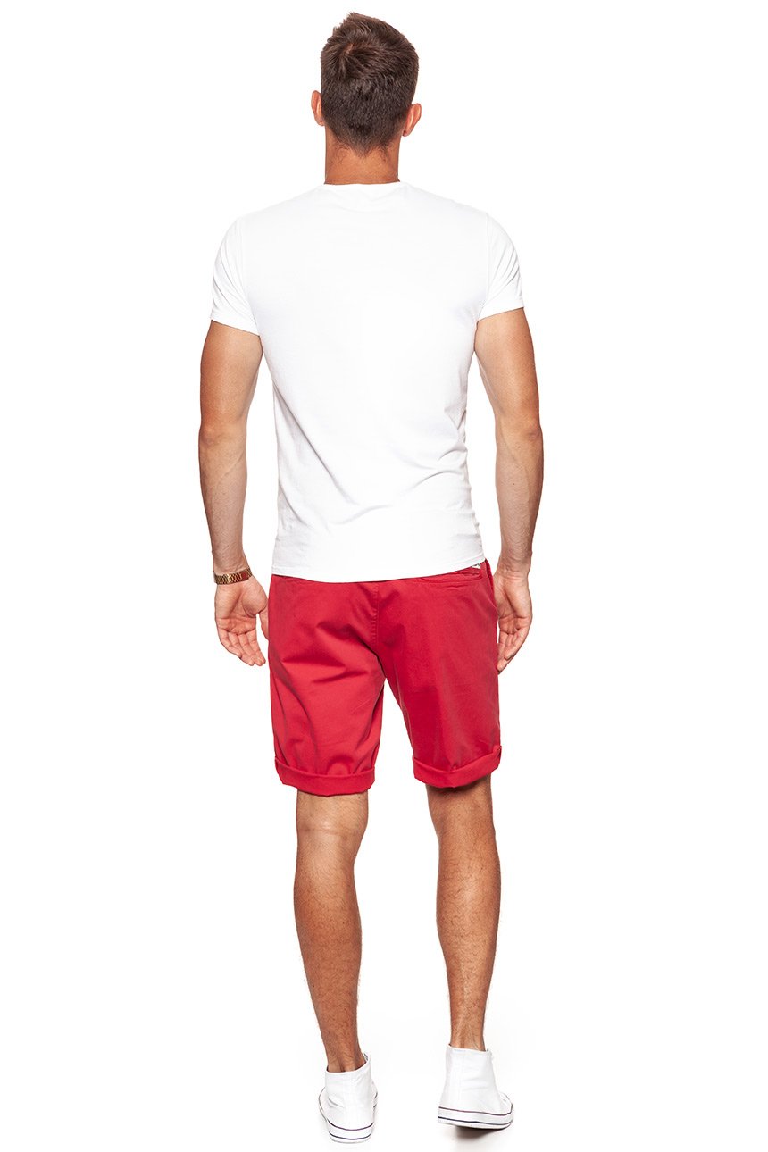 KRÓTKIE SPODENKI WRANGLER CHINO SHORT SCARLET RED W14AMM14A