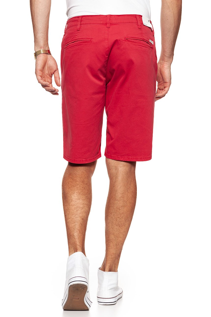 KRÓTKIE SPODENKI WRANGLER CHINO SHORT SCARLET RED W14AMM14A