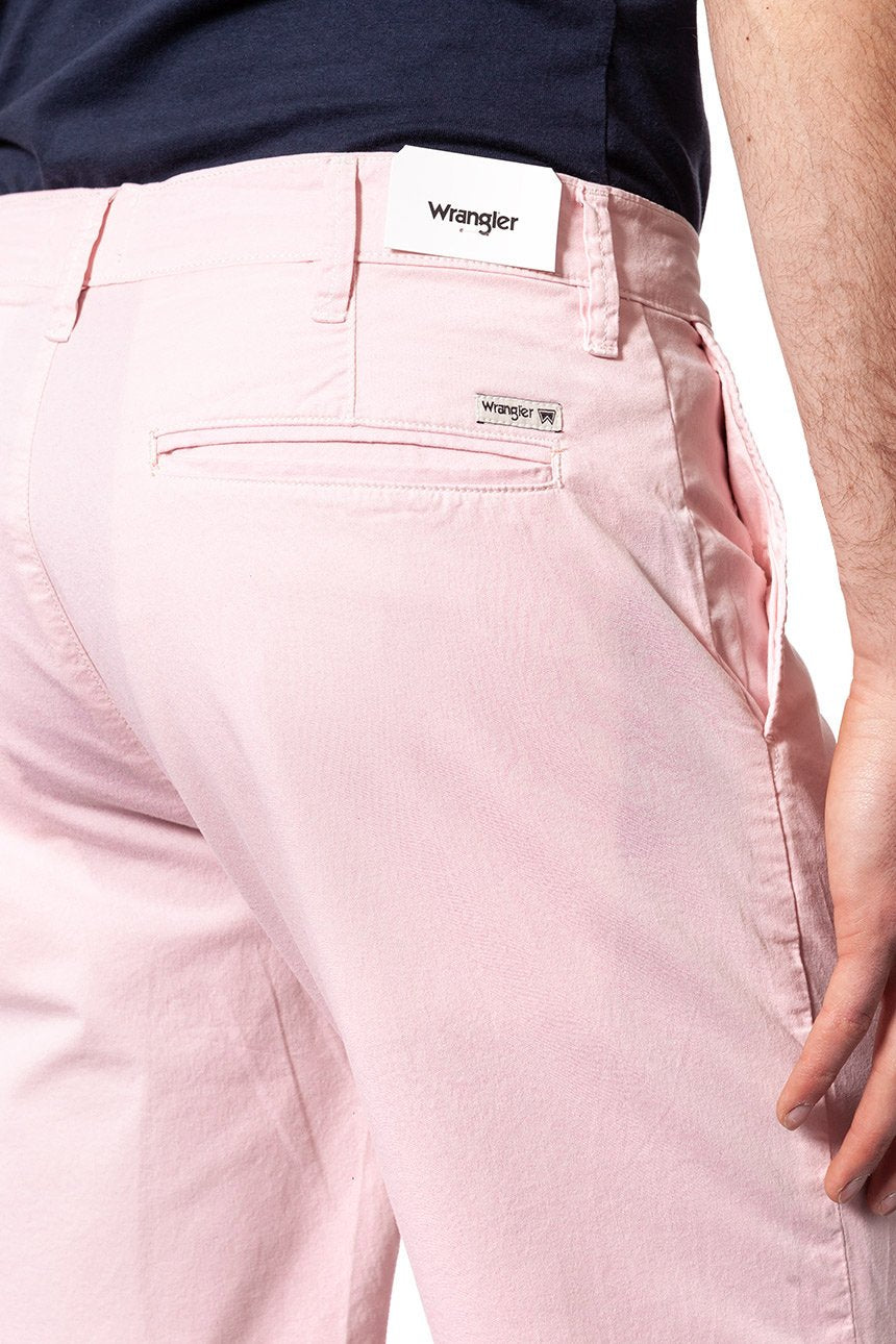 KRÓTKIE SPODENKI WRANGLER CHINO SHORT PEPPA PINK W14AMM20A