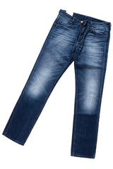 JEANSY MĘSKIE WRANGLER GREENSBORO BLUE COSMO W15QPC92E      $