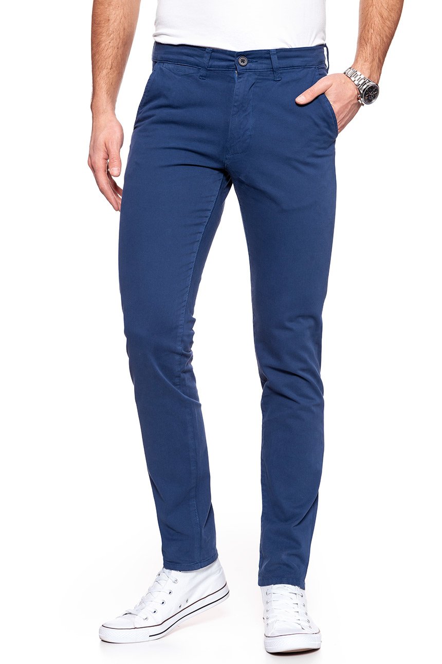 WRANGLER SPODNIE MĘSKIE CHINO BLUE DEPTHS W16LHB13Y