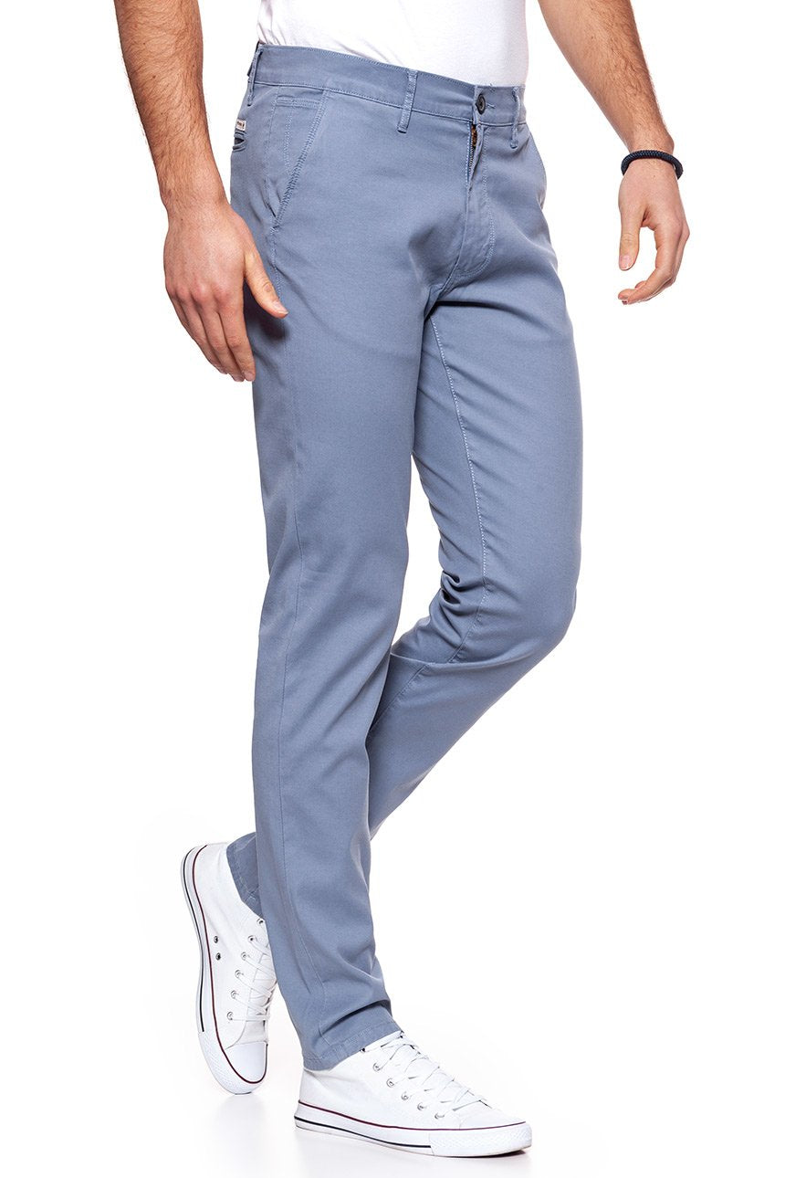 WRANGLER SPODNIE MĘSKIE CHINO FLINSTONE BLUE W16LHE13F