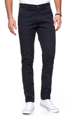 WRANGLER SPODNIE MĘSKIE CHINO NAVY WASHED W16LHE49I