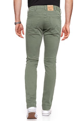 WRANGLER SPODNIE MĘSKIE LARSTON DUSTY OLIVE W18SDV65M