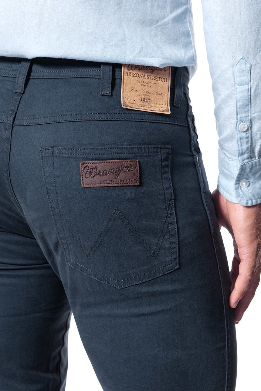 WRANGLER SPODNIE MĘSKIE ARIZONA STRETCH NAVY W12OP849I