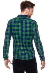 KOSZULA WRANGLER LS 1PKT FLAP SHIRT AMAZON GREEN W5918OPUX