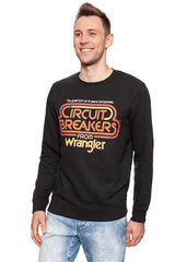 BLUZA WRANGLER MĘSKA CIRCUIT SWEAT FADED BLACK W6546I4V6