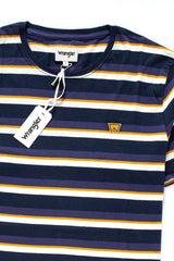 KOSZULKA WRANGLER STRIPE TEE NAVY W7B38DY35