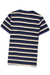 KOSZULKA WRANGLER STRIPE TEE NAVY W7B38DY35