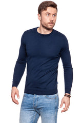 MĘSKI SWETER WRANGLER CREW NECK KNIT NAVY W8538Q835