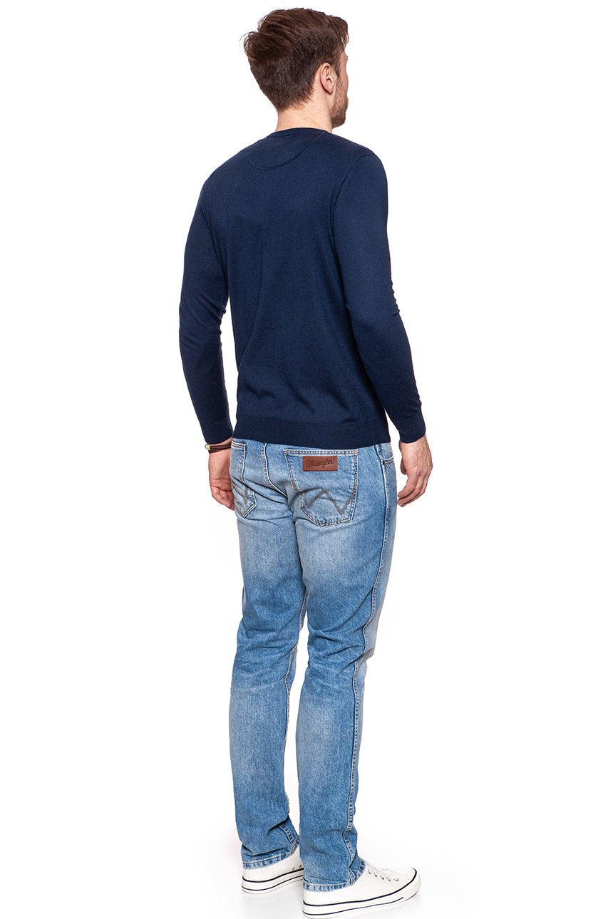 MĘSKI SWETER WRANGLER CREW NECK KNIT NAVY W8538Q835