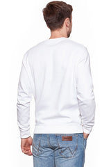 BLUZA WRANGLER MĘSKA CREW SWEAT WHITE W6559IH12