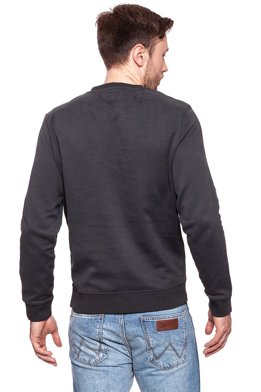 BLUZA WRANGLER MĘSKA CREW SWEAT  FADED BLACK W6559IHV6