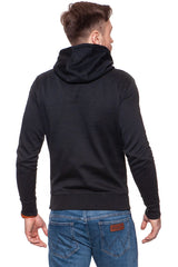 BLUZA WRANGLER MĘSKA HOODIE  BLACK W6560IH01