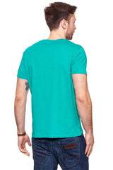 KOSZULKA WRANGLER LOGO TEE SPECTRA GREEN W7B62FQWB