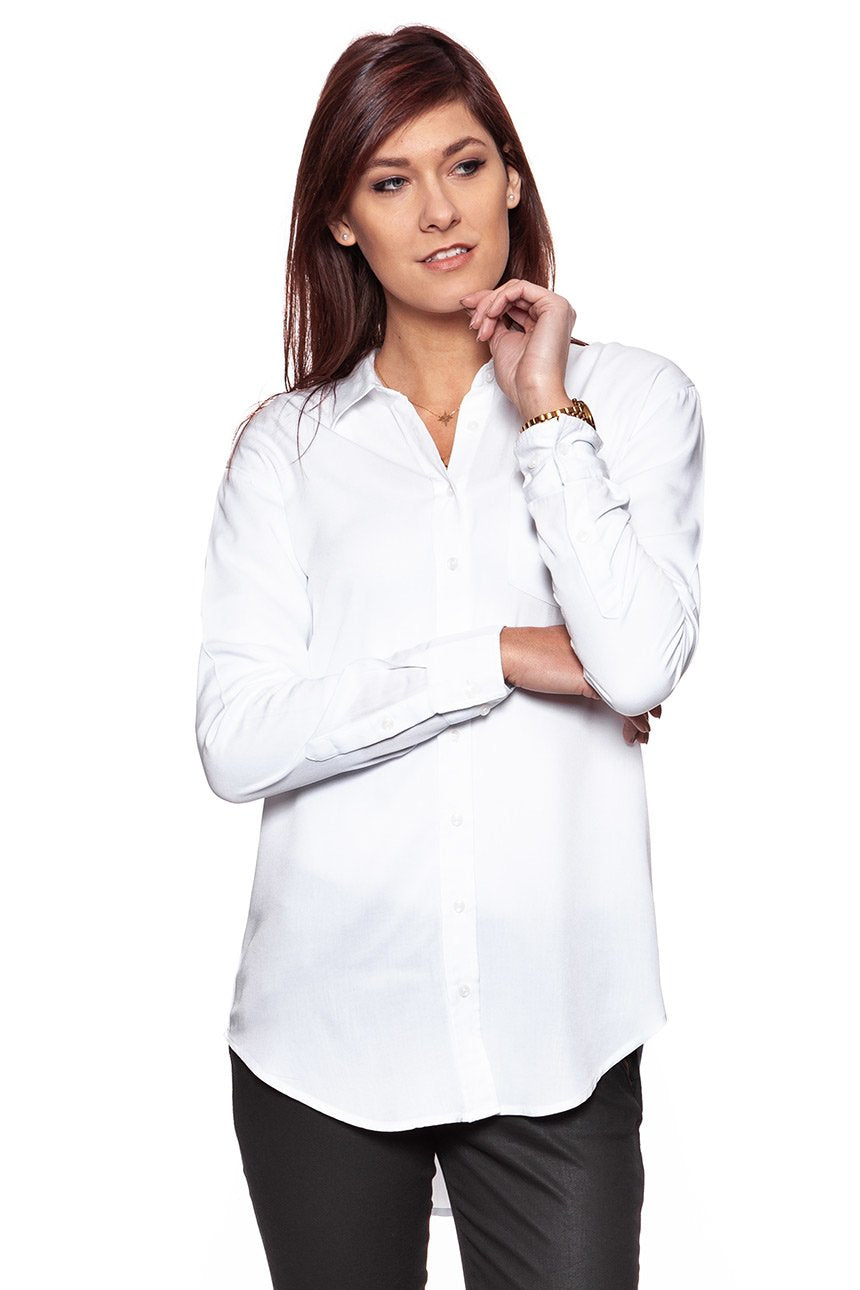 MUSTANG Long Blouse General White 1006539 2045