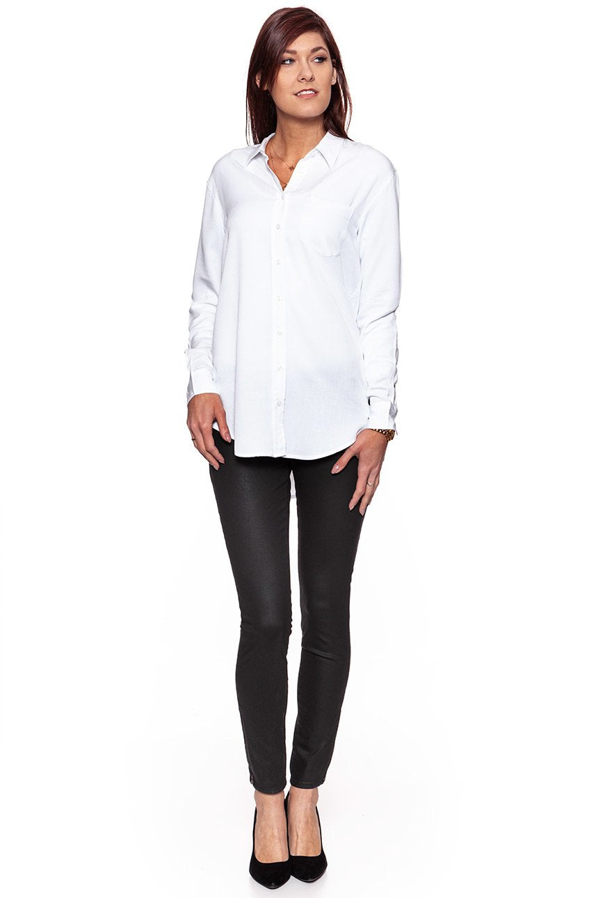 MUSTANG Long Blouse General White 1006539 2045