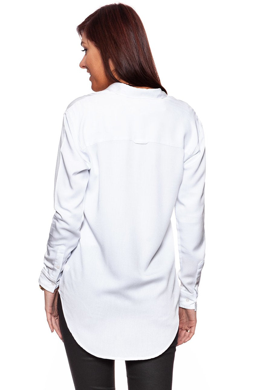 MUSTANG Long Blouse General White 1006539 2045